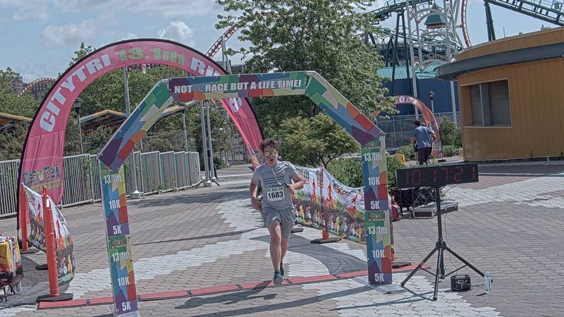 Running image for paul s. kobliska in brooklyn beach half marathon 10k 5k 2023 june 04