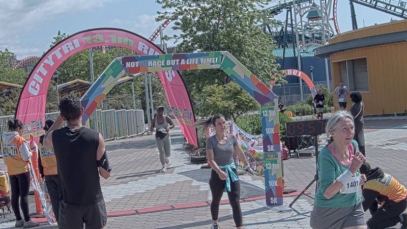 Running image for taitlyn mullan in brooklyn beach half marathon 10k 5k 2023 june 04